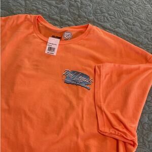 Reel Legends Mens Tee Shirt Orange XXL NWT